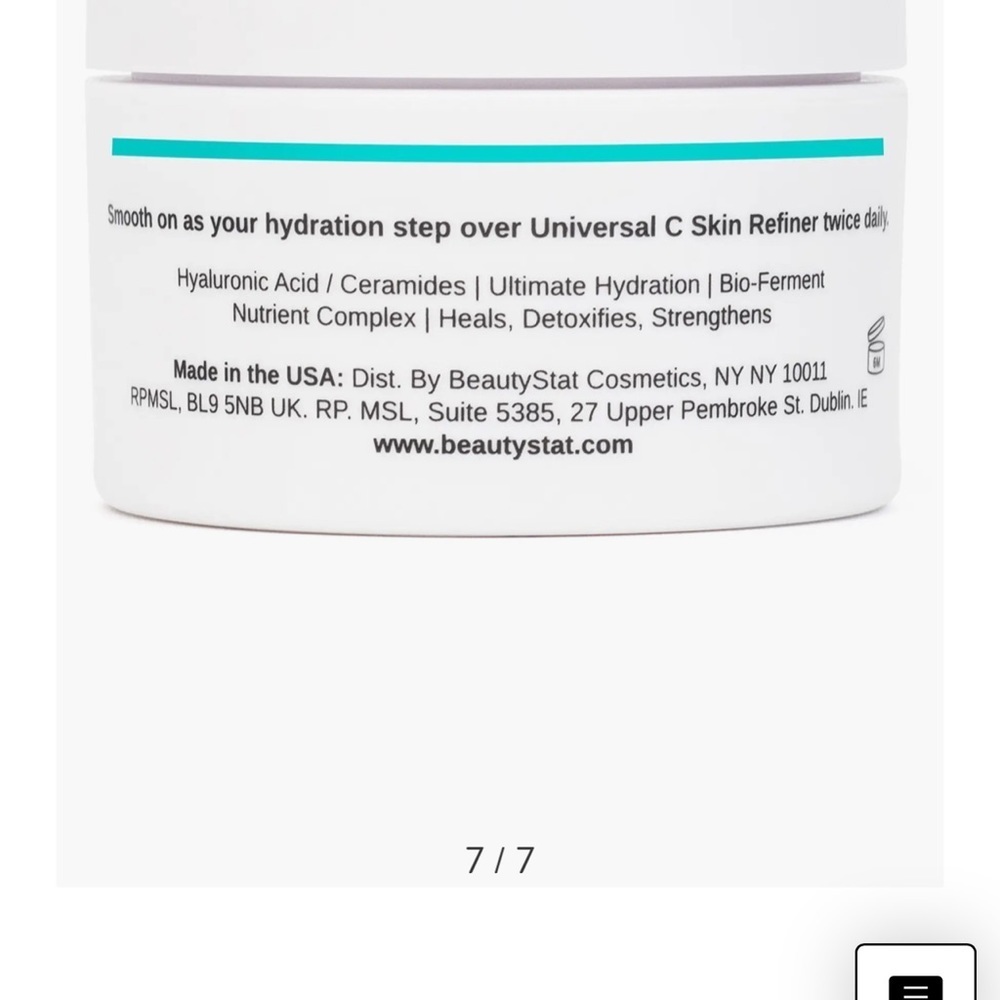 BeautyStat Universal Pro-Bio Moisture Boost Cream, NIB - Picture 4 of 9
